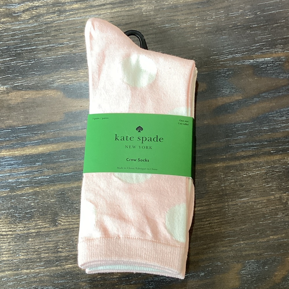 Kate Spade Set of 3 crew socks
